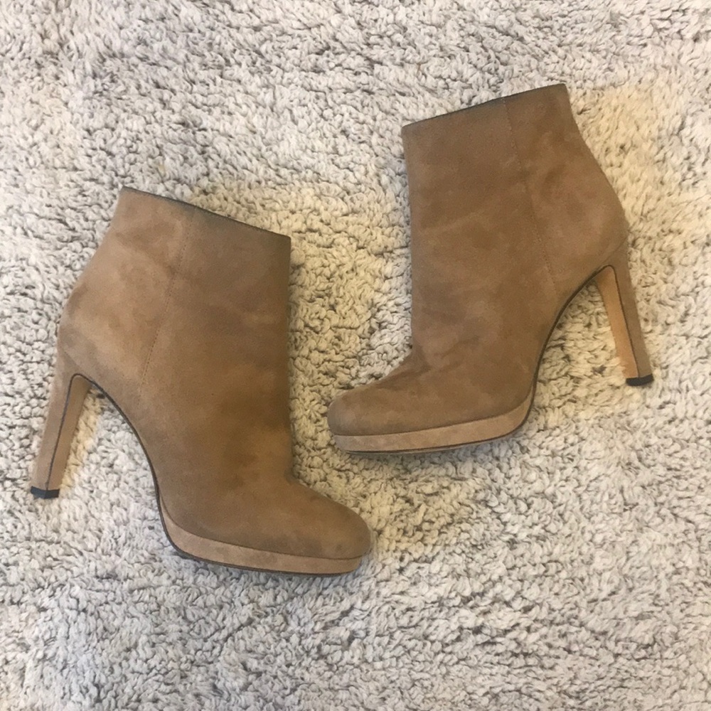 Via Spiga Bettie Italian Leather Suede Booties